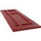 Ekena Millwork True Fit PVC San Juan Capistrano Mission Style Fixed Mount Shutters, Fire Red, 18W x 26H, PR TFP001SJ18X026BR - alternate 11